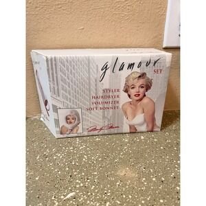 VTG Marilyn Monroe Glamour Set Hair Dryer Volumizer Soft Bonnet‎ Styler Salton